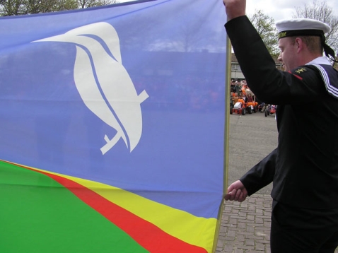 Vakantiefotowedstrijd met Biddinghuizer vlag