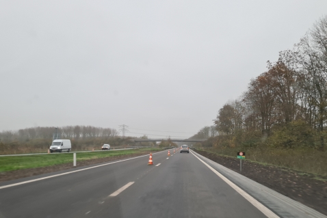 Nachtafsluiting kruispunt  N302 Ganzenweg-Knardijk van 26 t/m 30 september