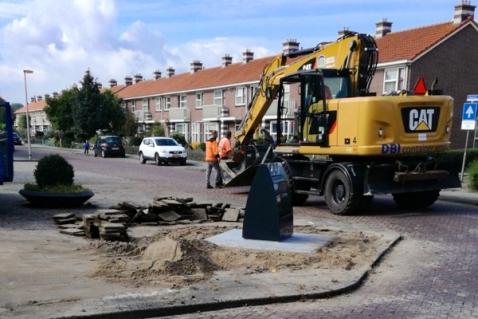 Aanleg ondergrondse containers gestart