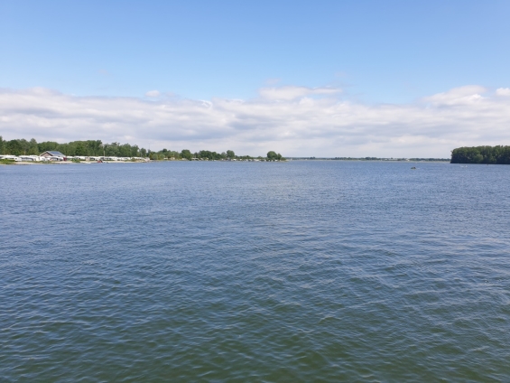 Bremerbaai toneel van NK Radiozeilen Bremerbaai toneel van NK Radiozeilen