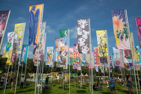 Lowlands zoekt ontwerpers voor vlaggenwedstrijd