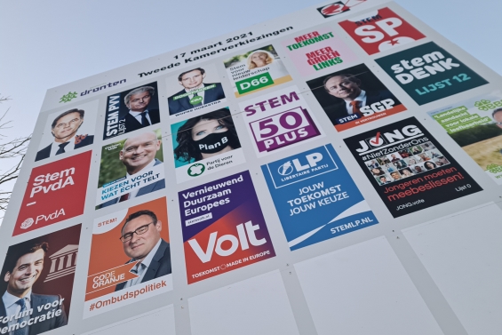 Kieskompas met twee Flevolandse stellingen