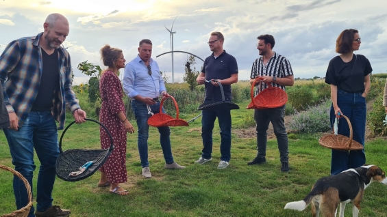 Ondernemers OVDD bezoeken Hanneke’s Pluktuin