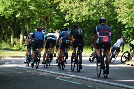 Wielerevenement Zuiderzeeronde door Biddinghuizer buitengebied