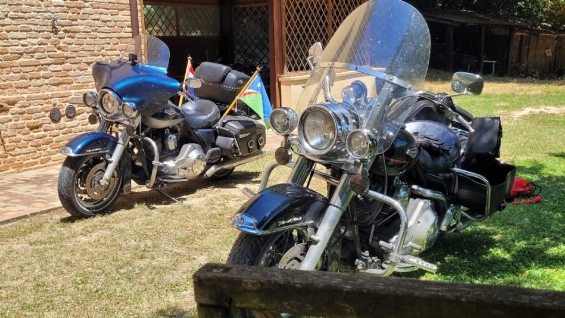 Biddinghuizer vlag in Italië Biddinghuizer vlag in Italië