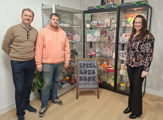 Speelgoedbank krijgt vaste plek in Inloophuis Biddinghuizen