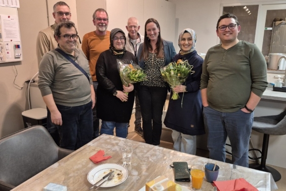 Inloophuis decor voor gezamenlijke iftar