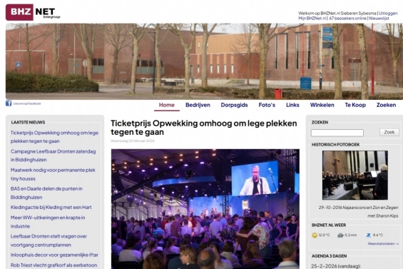 BHZNet.nl viert 25-jarig bestaan als nieuwsplatform
