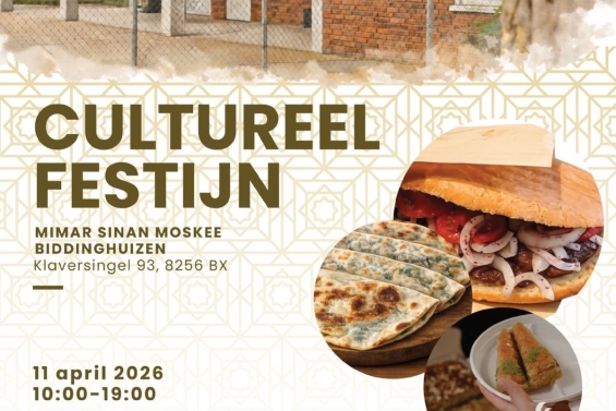 Cultureel festijn bij Mimar Sinan Moskee