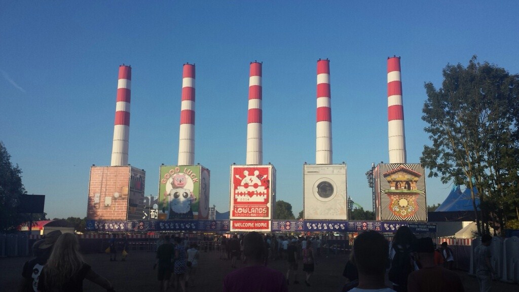 Minifestival in Lelystad tijdens Lowlands